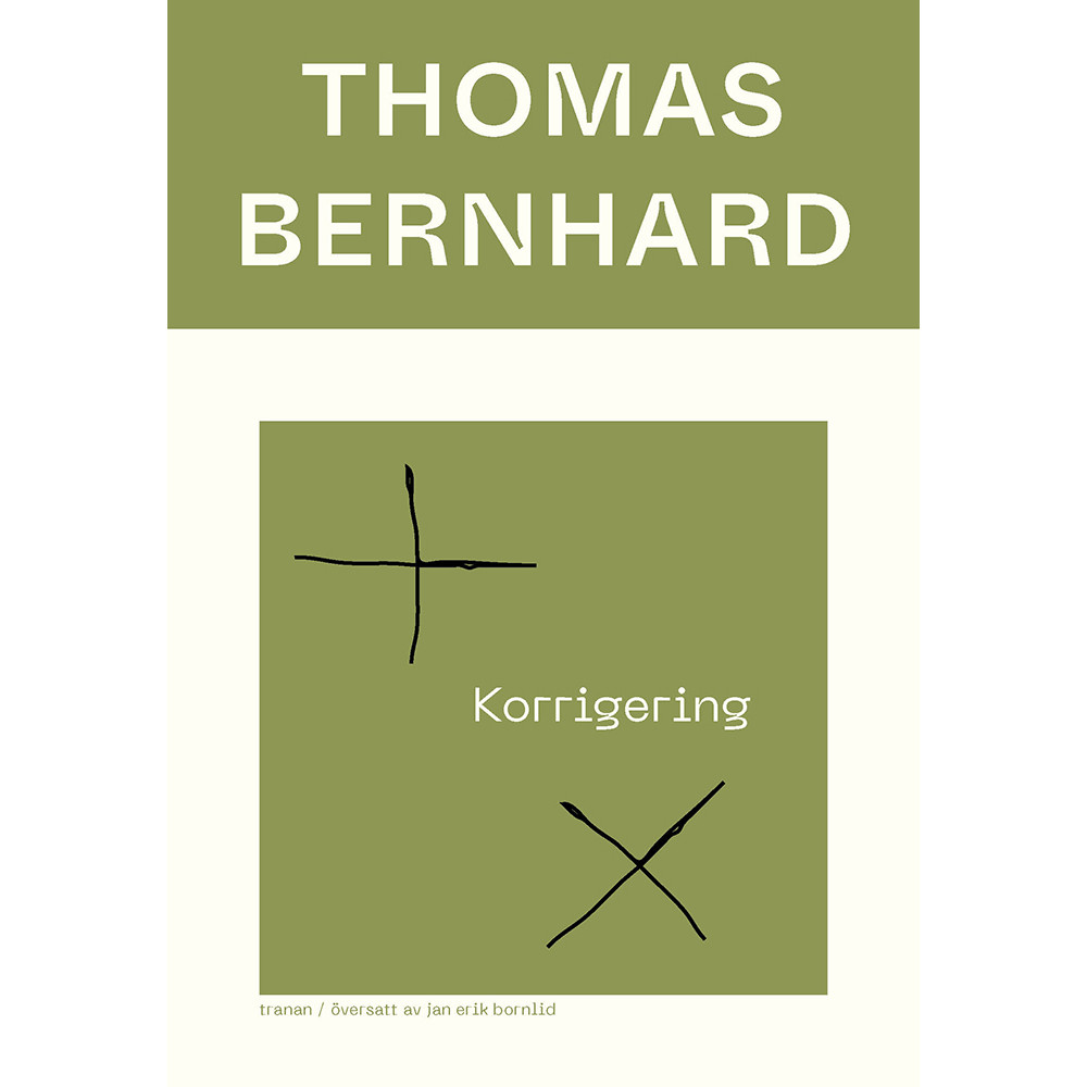 Korrigering (bok, danskt band) Thomas Bernhard
