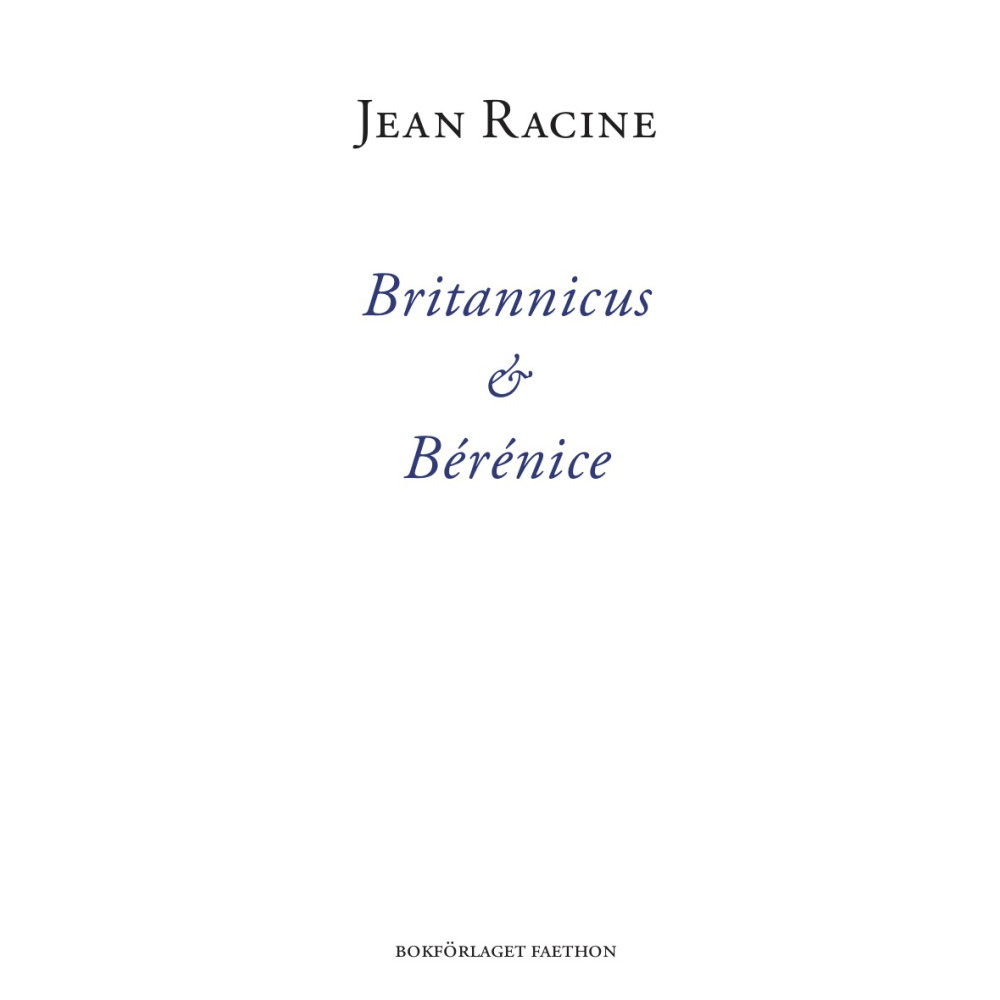 Britannicus & Bérénice (bok, danskt band)