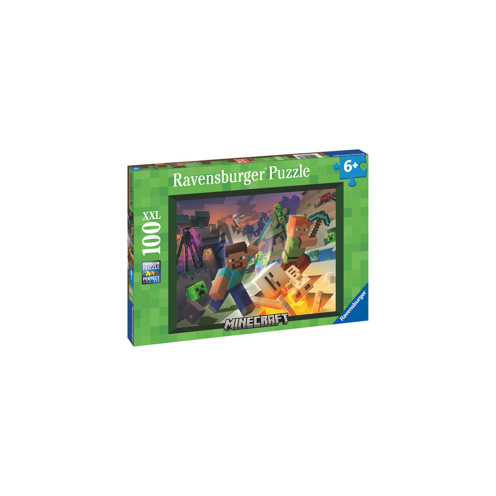 Monster Minecraft Pussel 100 bitar Ravensburger