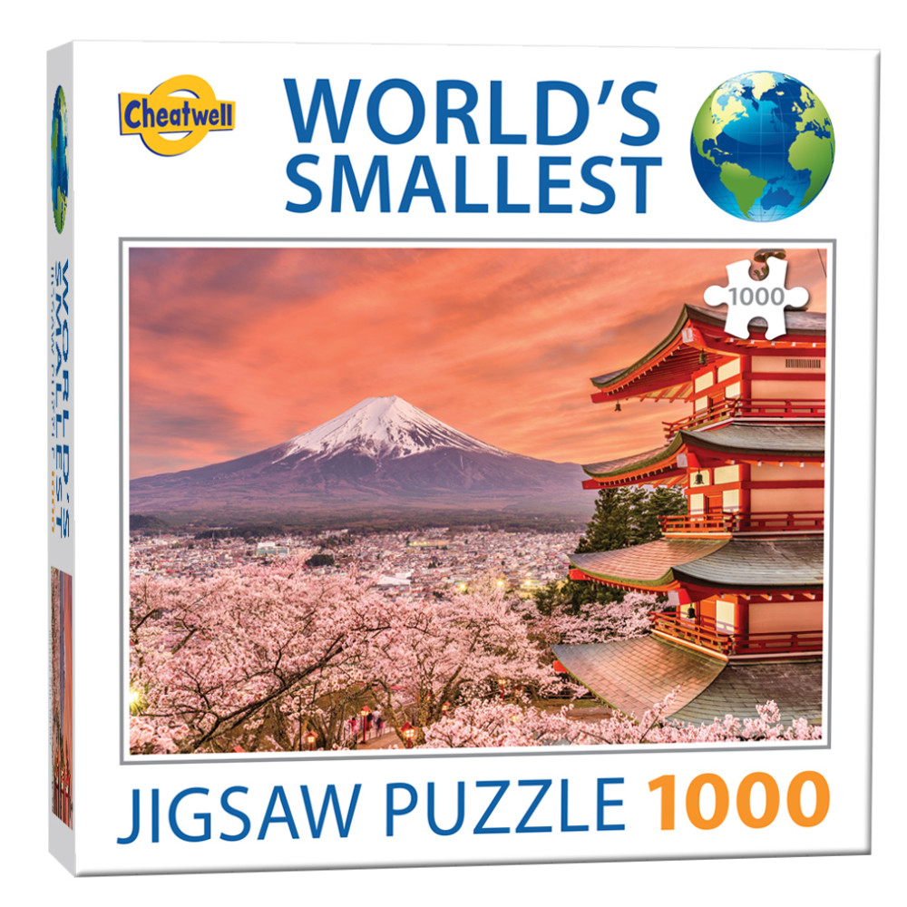 Pussel 1000bit World's Smallest Mount Fuji Frogs and Dogs