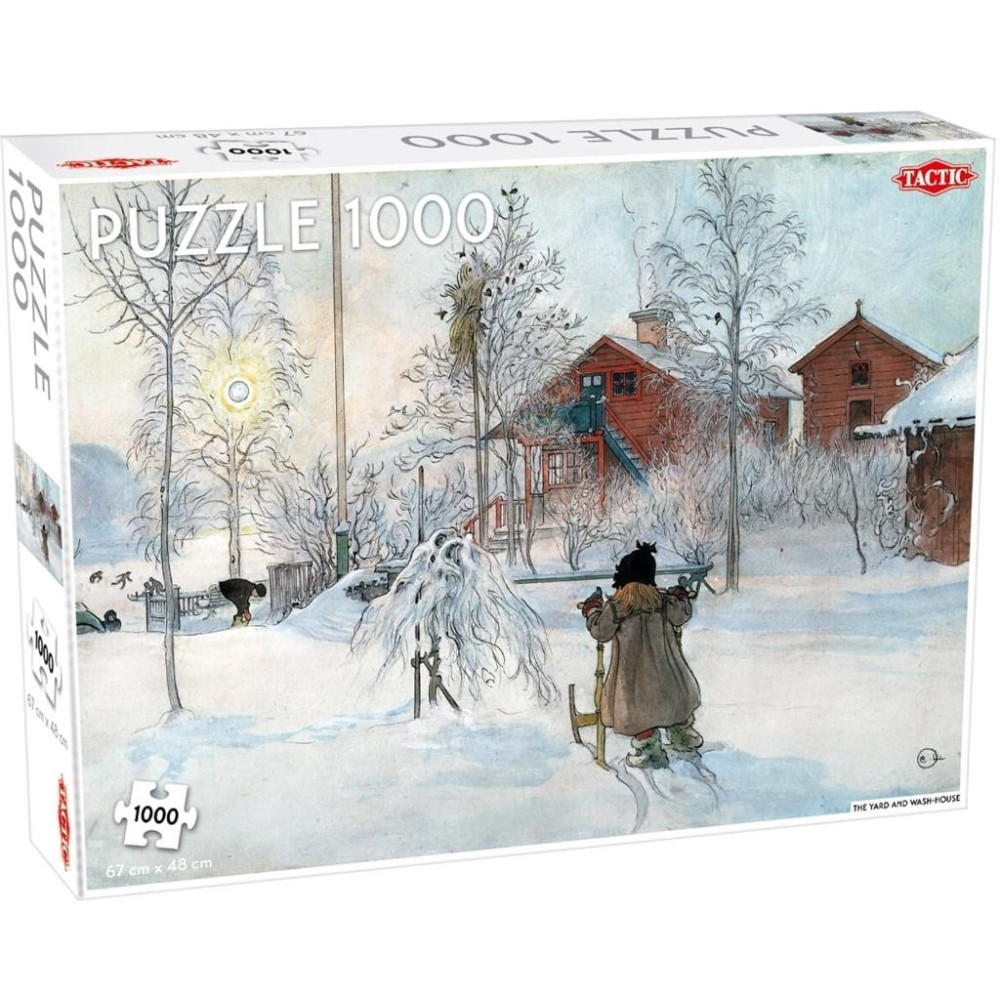 Pussel The yard and wash house - 1000 bitar Carl Larsson