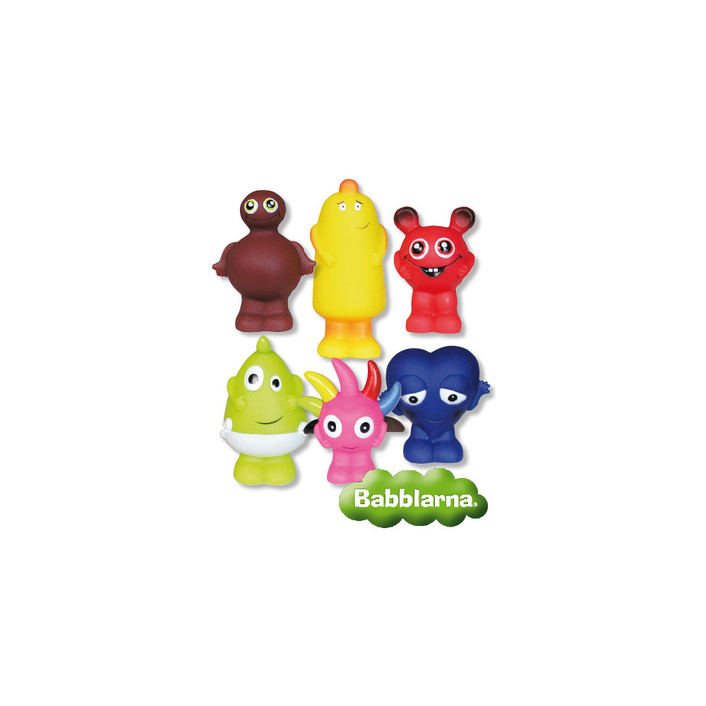 Babblarna Plastfigurer, 6 st Hatten Förlag