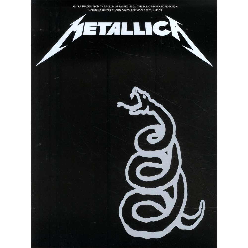 Metallica Black album gtr tab (häftad, eng) - Notfabriken