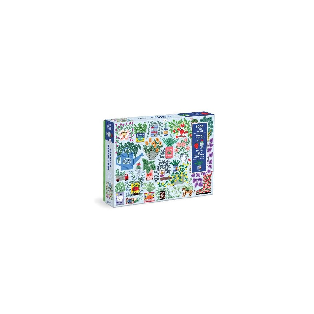 Planter Perfection 1000 Piece Puzzle with Shaped Pieces Galison