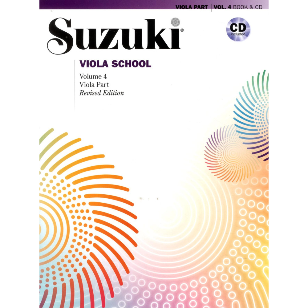 Suzuki Viola school 4 book/cd kombo (häftad)