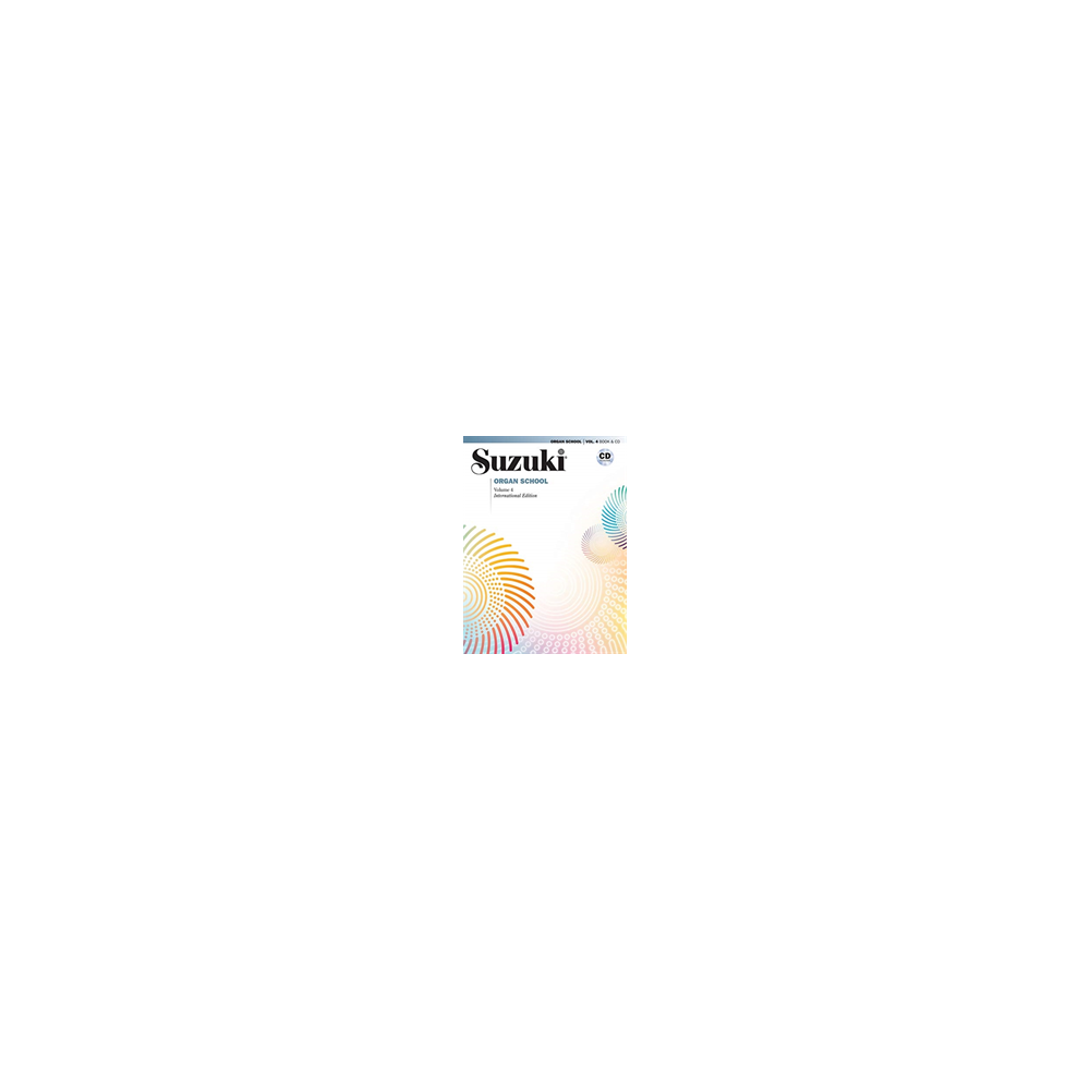 Suzuki Organ School vol 4 bok/cd (häftad, eng)