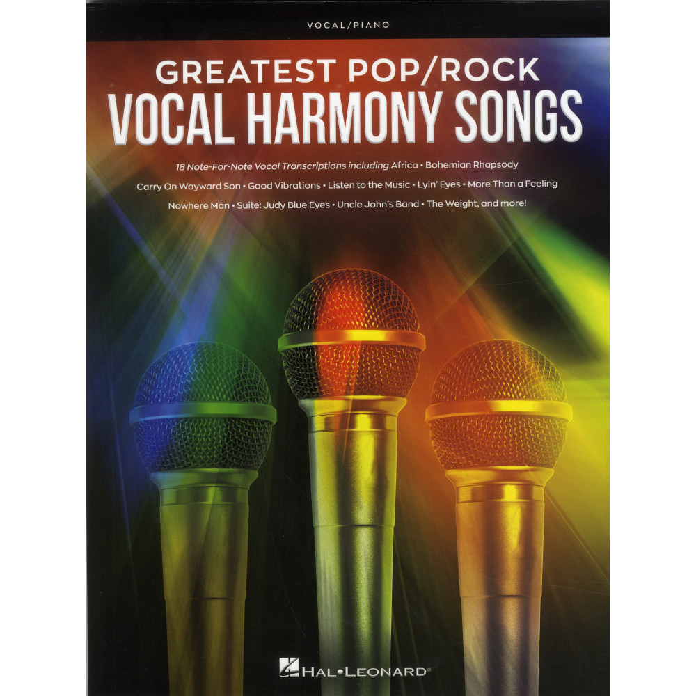 Greatest pop/rock Vocal Harmony Songs (häftad, english) Notfabriken
