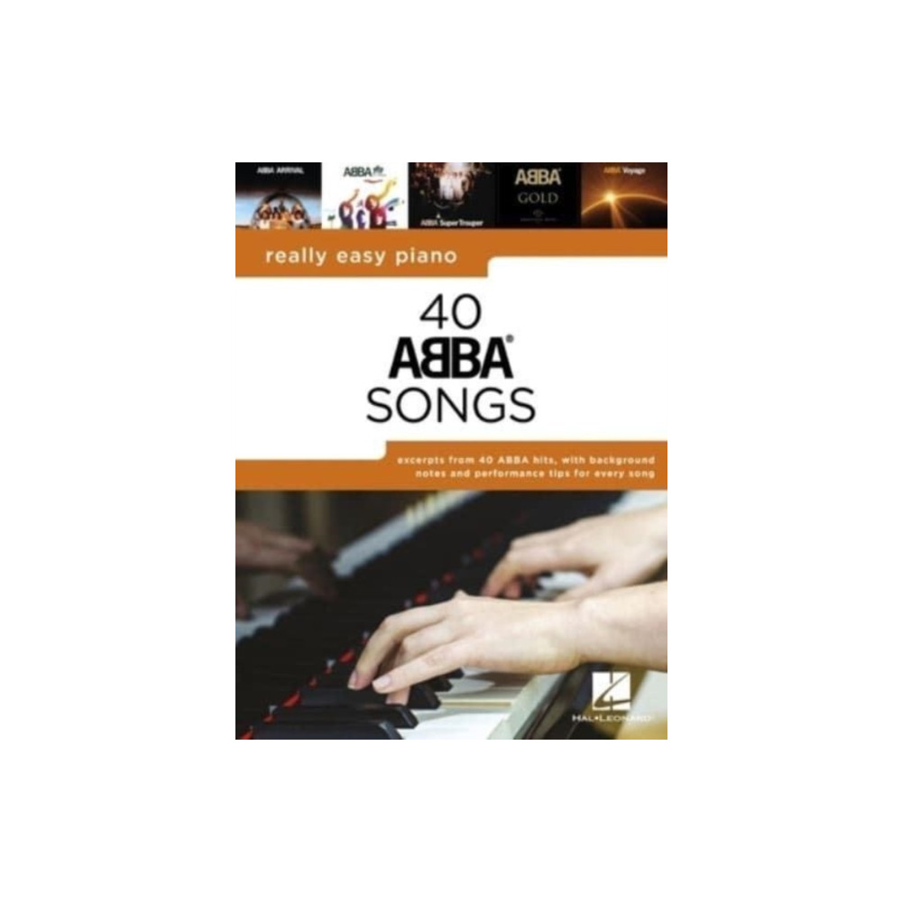 Really Easy Piano: 40 ABBA Songs (häftad, eng) - Notfabriken