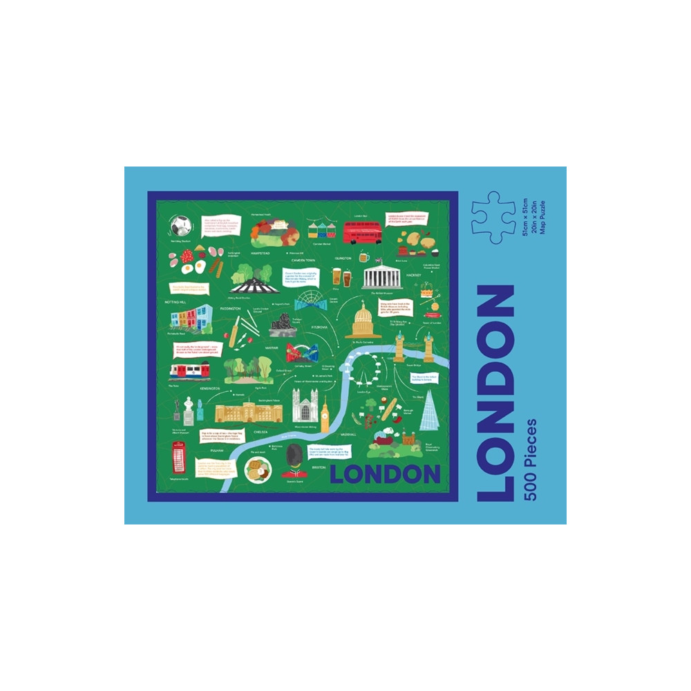 London Map Puzzle - 500-Piece Jigsaw Puzzle Hardie Grant Explore