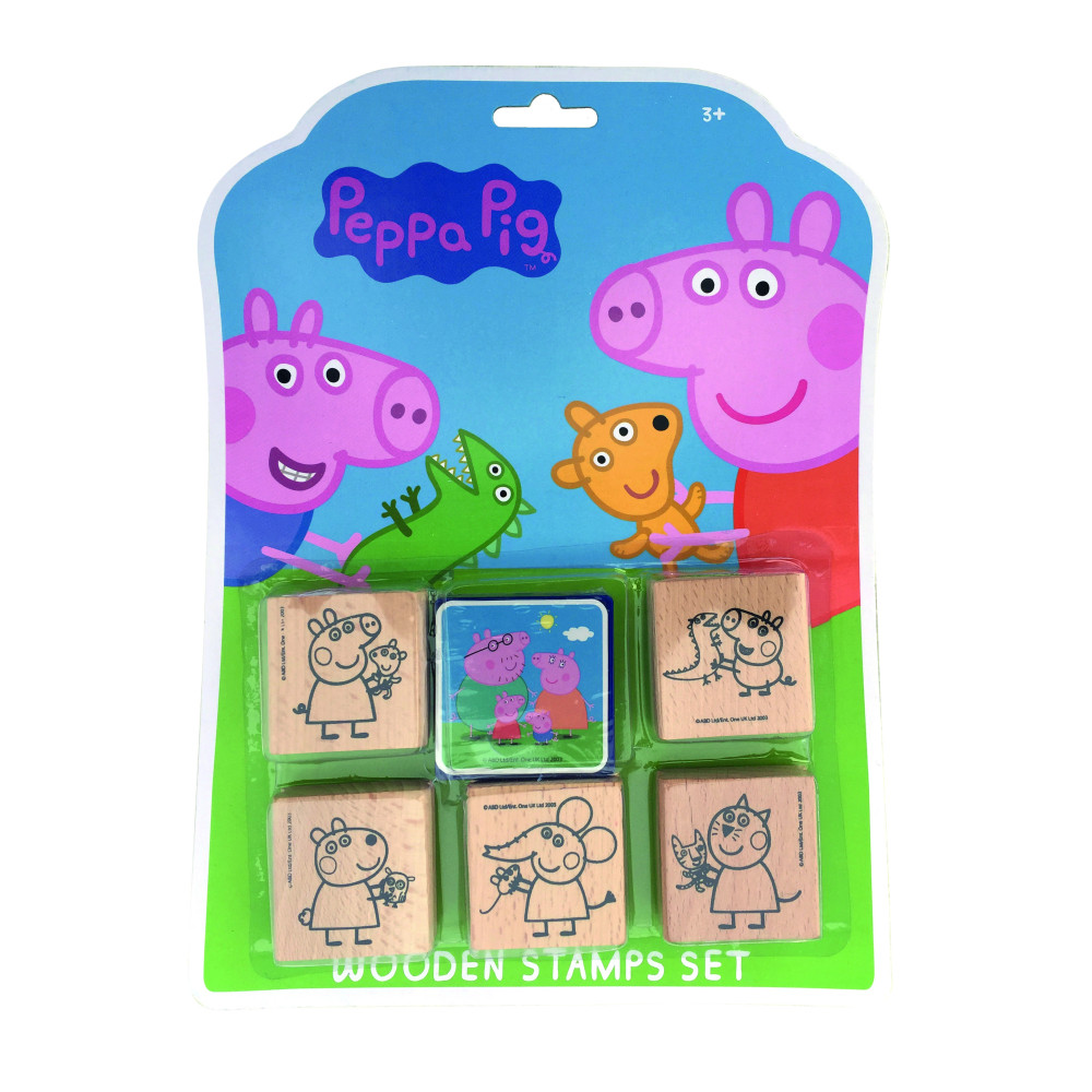 Peppa Pig. Wooden stamps set Förlaget Buster