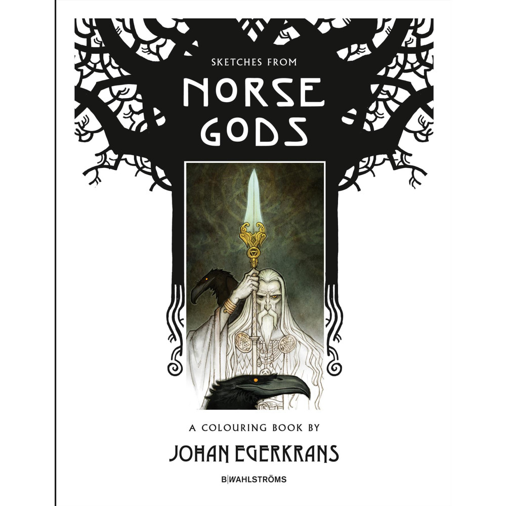 Sketches from Norse Gods - A Colouring Book Johan Egerkrans