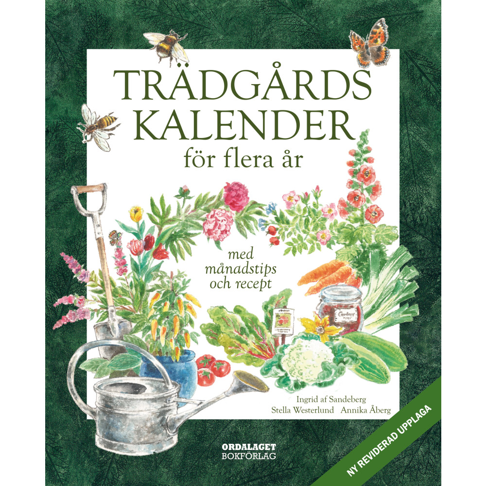Trädgårdskalender för flera år (bok, danskt band) Stella Westerlund