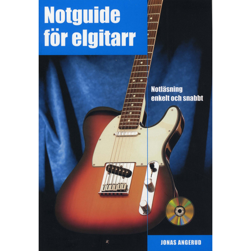 Notguide för elgitarr : notläsning enkelt och snabbt inkl CD (häftad) Notfabriken