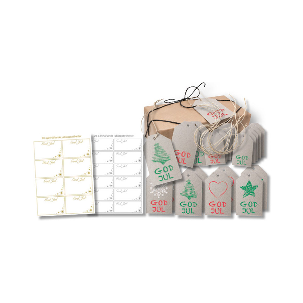 Julklappsetiketter Livsenergi