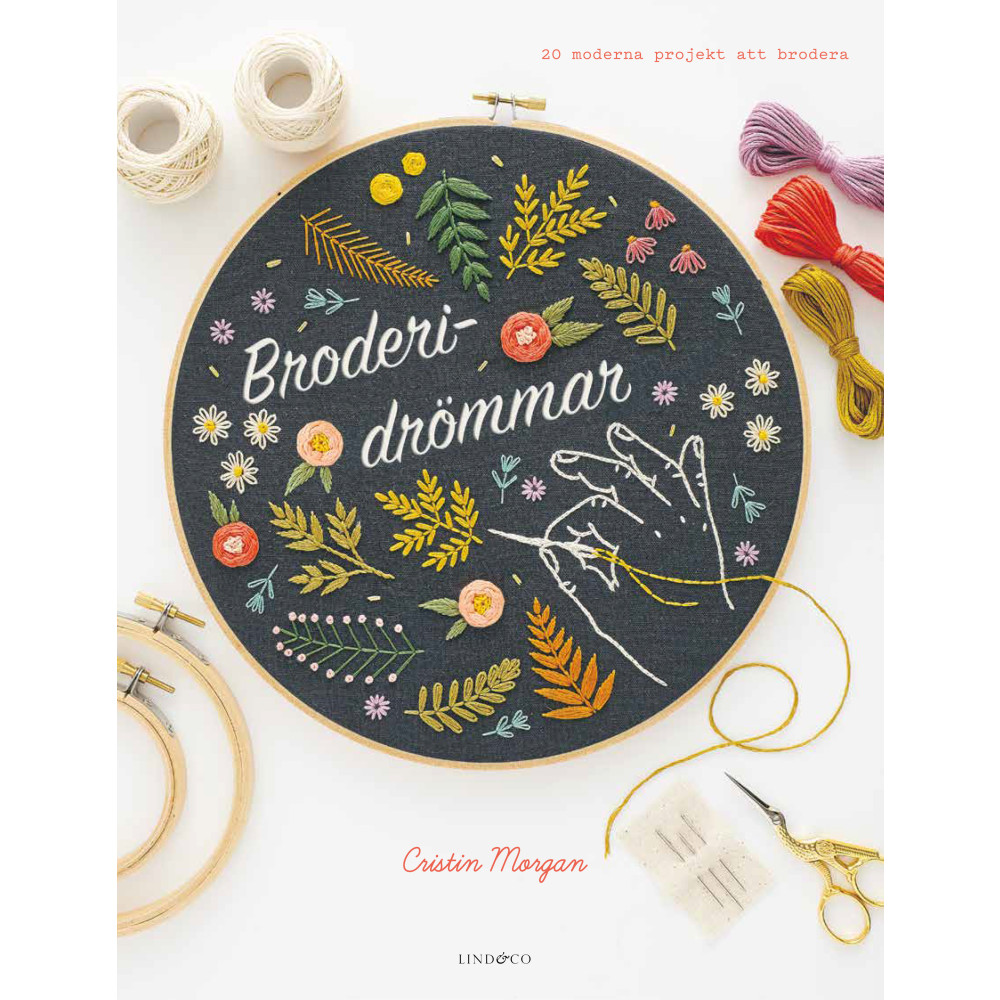 Broderidrömmar : 20 moderna projekt att brodera (inbunden) Cristin Morgan