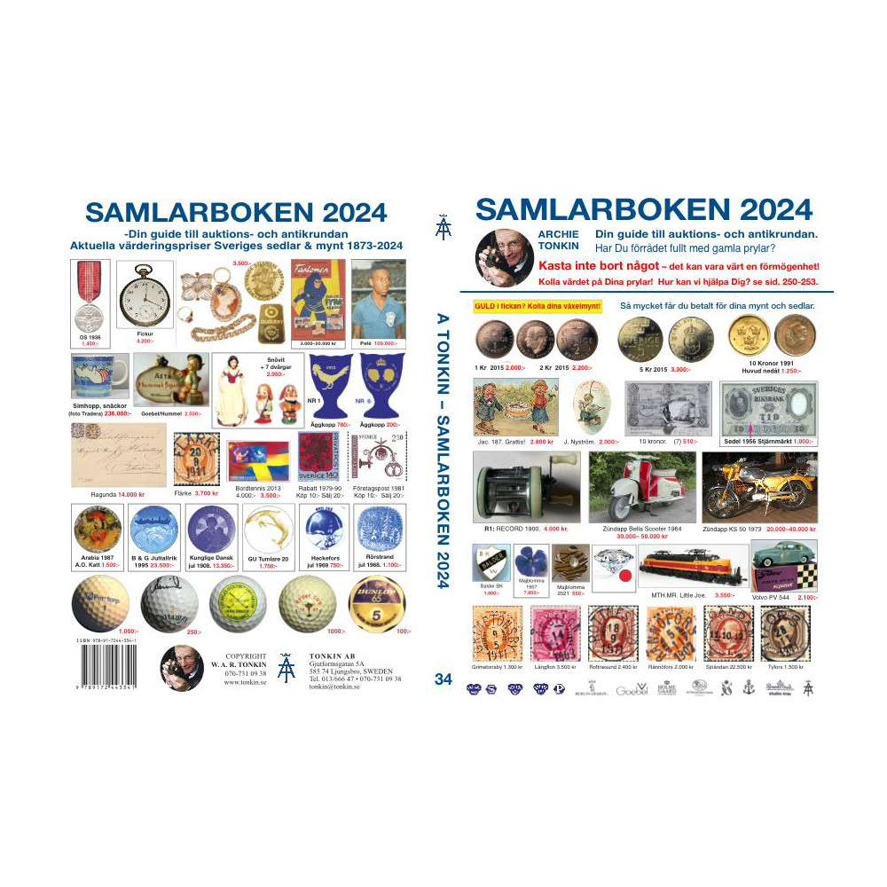 Samlarboken 2024 Nr 34 (häftad) Archie Tonkin