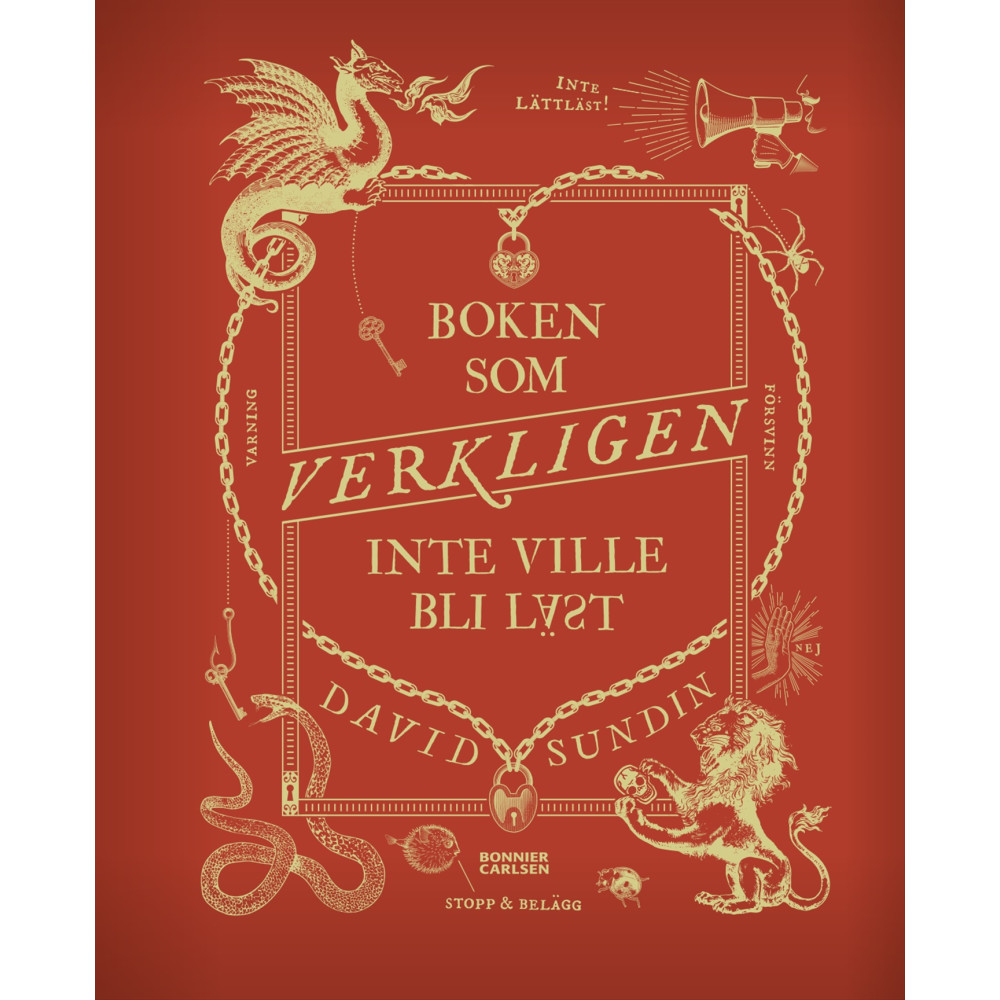 Boken som VERKLIGEN inte ville bli läst (inbunden) David Sundin