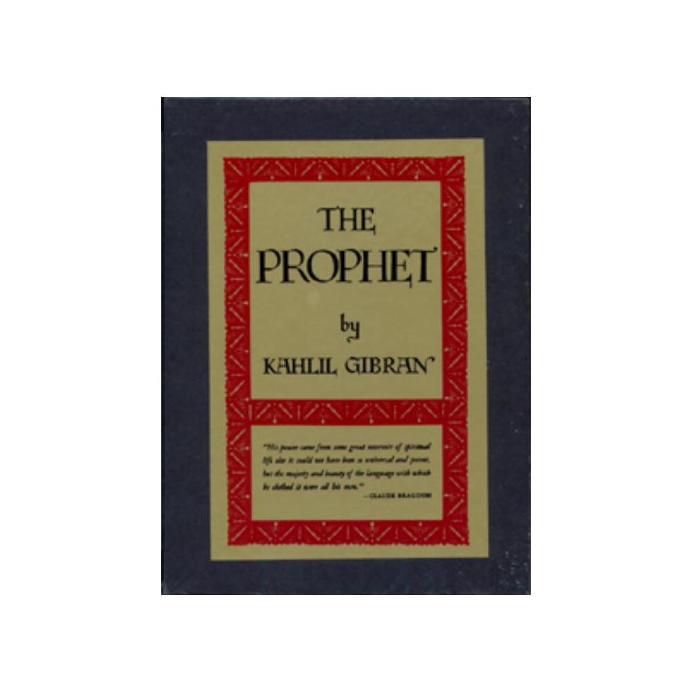 Prophet (10" X 7-3/4"; Deluxe Slipcased Edition) (H) (inbunden, english) Kahlil Gibran