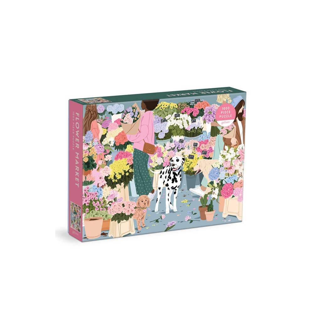 Flower Market 1000 Piece Puzzle Galison