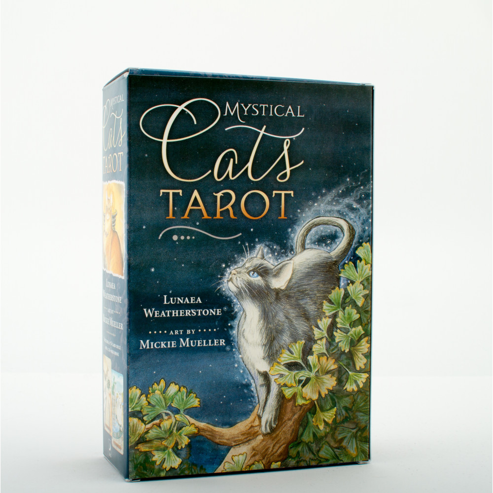 Mystical Cats Tarot (78-card deck & 312-page book) Lunaea Weatherstone