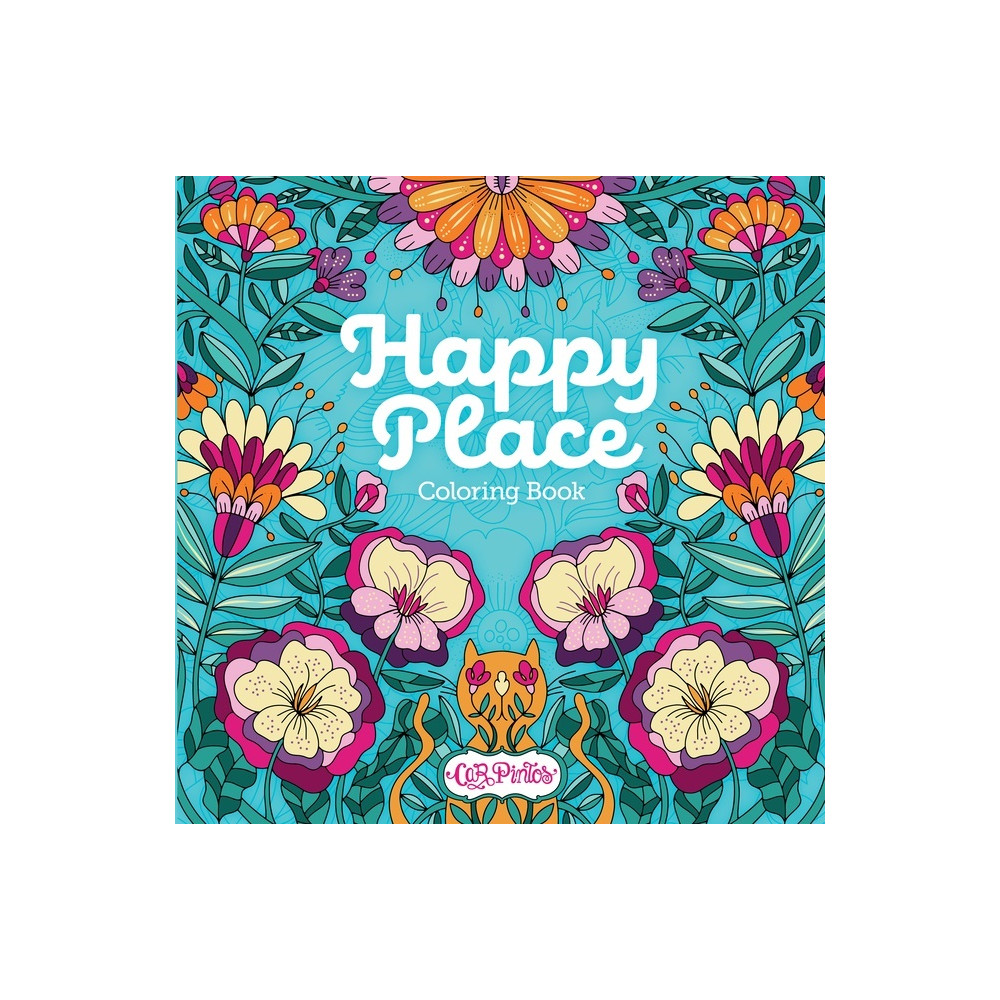 Happy Place Coloring Book (häftad, english) Car Pintos