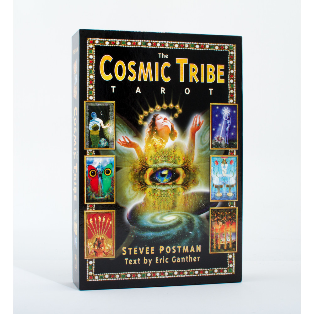 Cosmic Tribe Tarot (Book With 90 B&W Illustrations; 80 Card, Postman Stevee & Ganther E