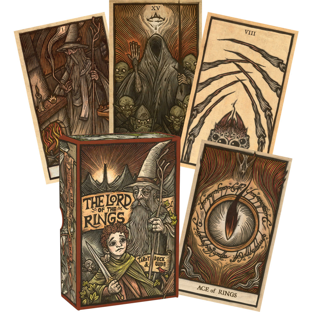 The Lord of the Rings Tarot Deck and Guide Casey Gilly