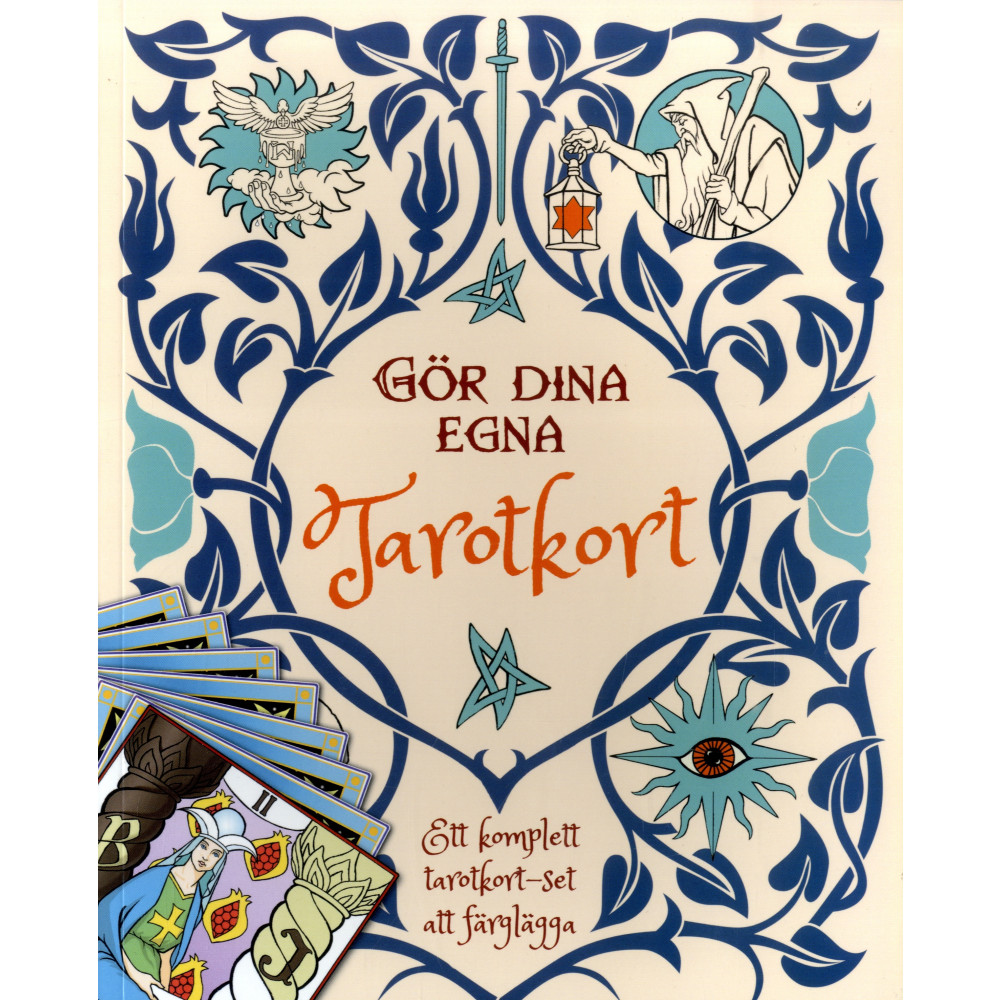 Gör dina egna Tarotkort : ett komplett tarotkort - set att färglägga (häftad) Barthelson Förlag