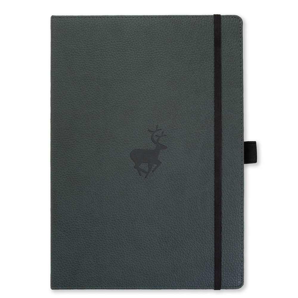 Dingbats* Wildlife A4+ Graph - Green Deer Notebook Dingbats* Notebooks