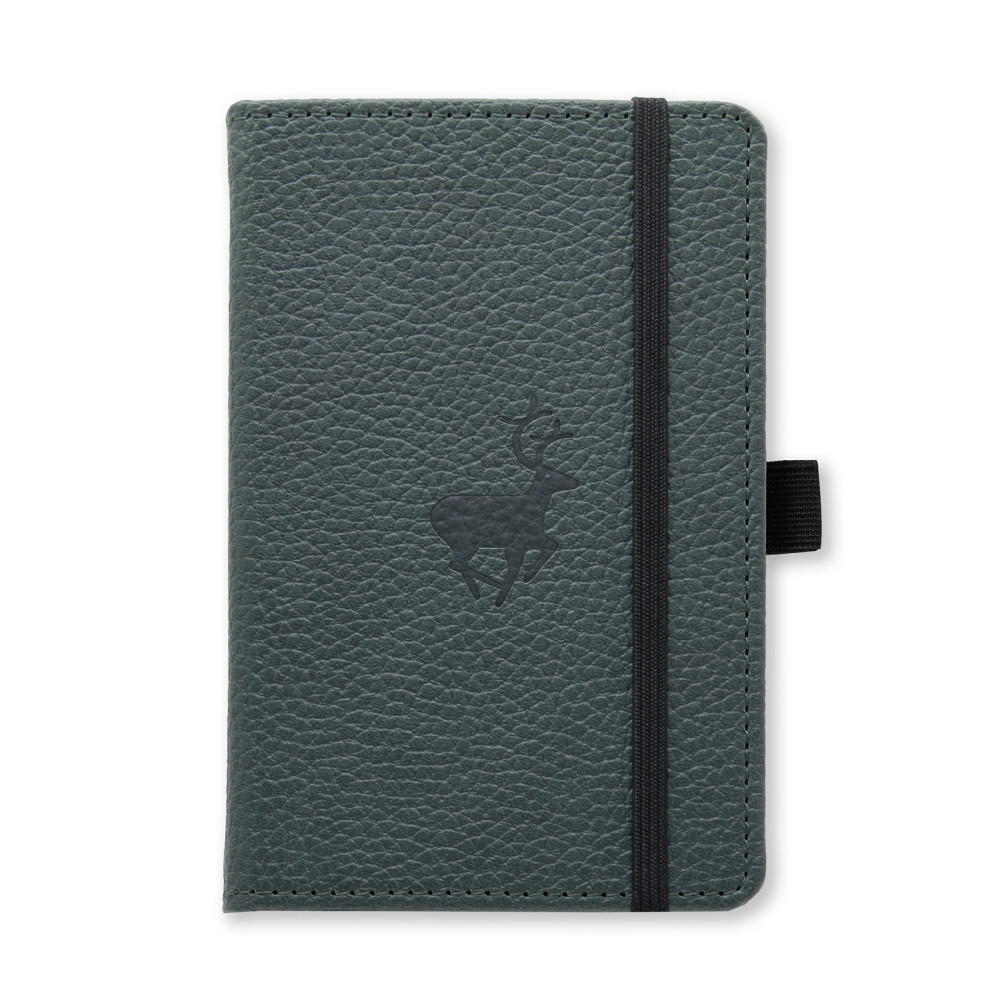 Dingbats* Wildlife A6 Pocket Graph - Green Deer Notebook Dingbats* Notebooks