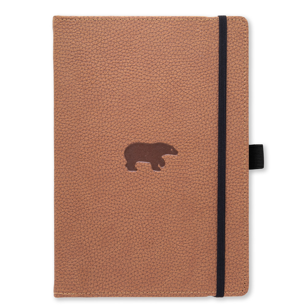 Dingbats* Wildlife A5+ Dotted - Brown Bear Notebook
