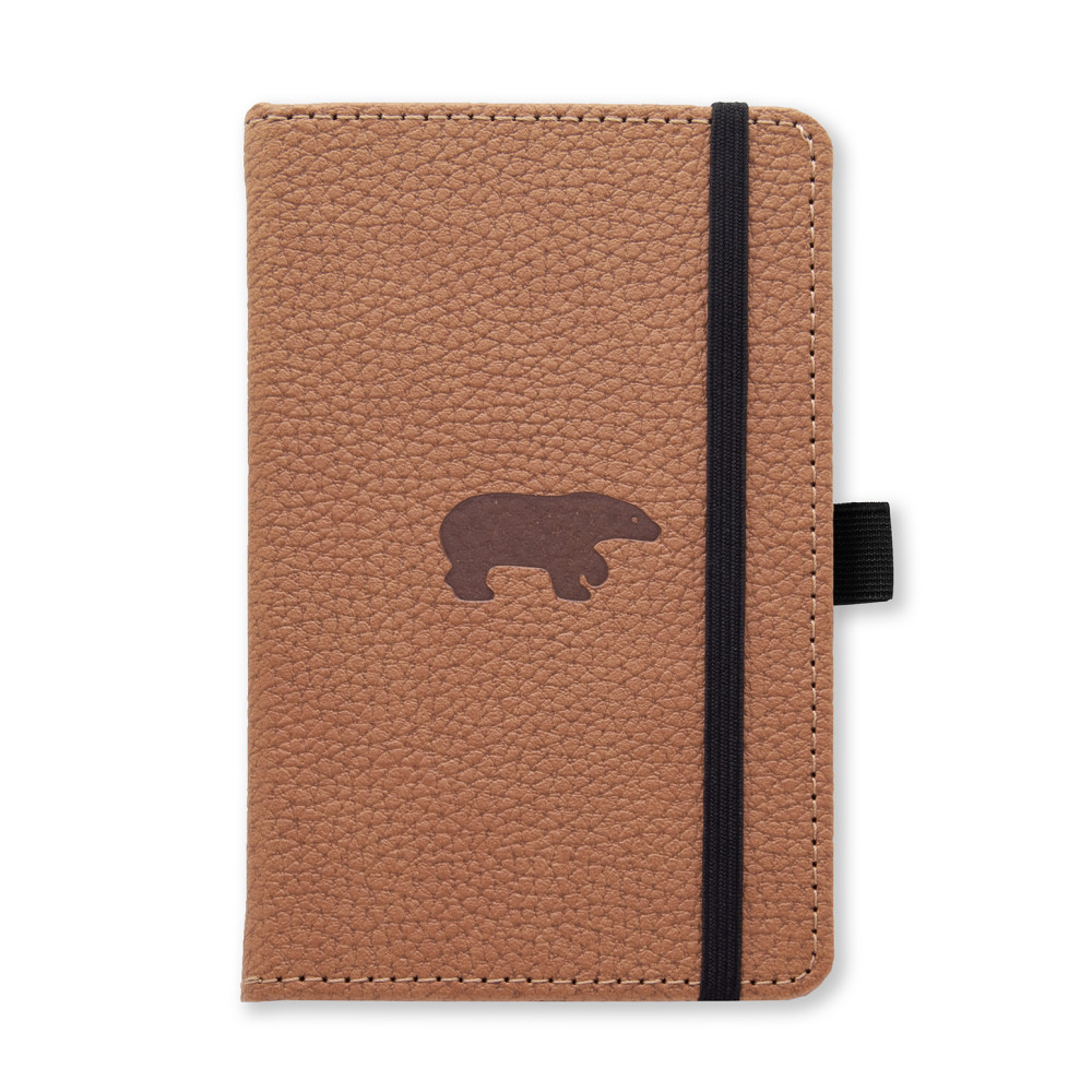 Dingbats* Wildlife A6 Pocket Plain - Brown Bear Notebook Dingbats* Notebooks
