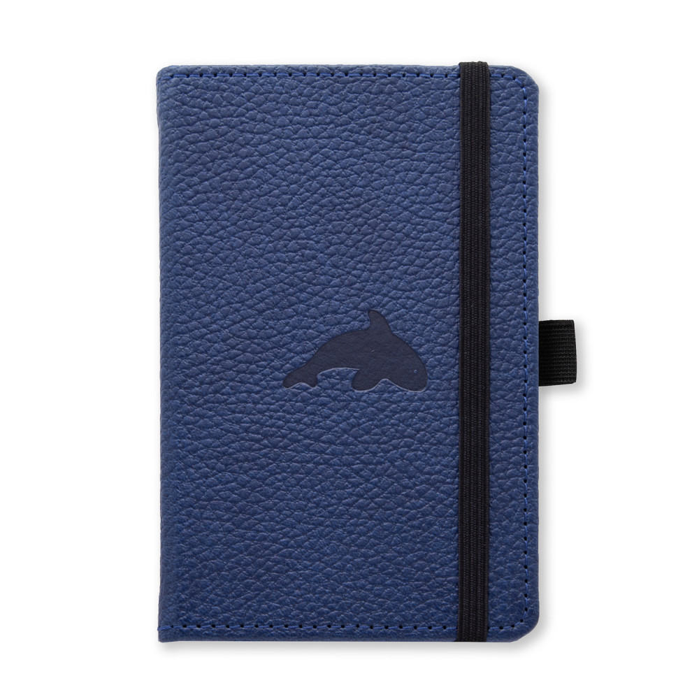 Dingbats* Wildlife A6 Pocket Lined - Blue Whale Notebook Dingbats* Notebooks