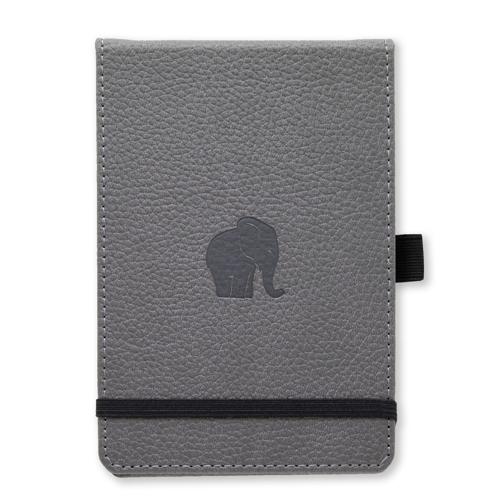 Dingbats* Wildlife A6+ Reporter Dot - Grey Elephant Notebook Dingbats* Notebooks