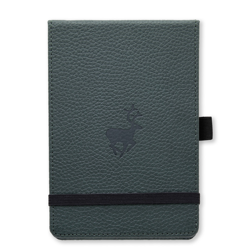 Dingbats* Wildlife A6+ Reporter Plain - Green Deer Notebook Dingbats* Notebooks