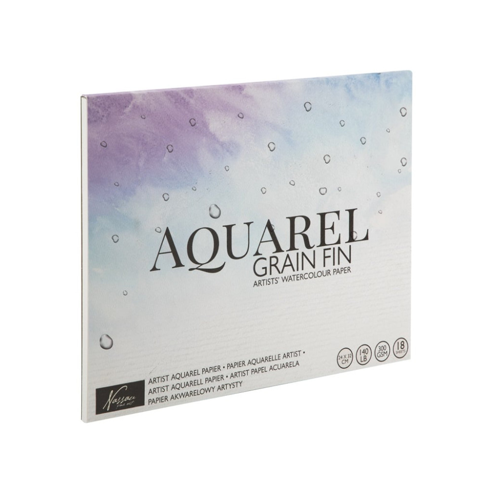 Akvarellblock 24 x 32 cm : 18 ark, 300 gram Legind A/S