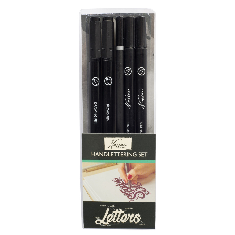 Handlettering-set : 5 delar Legind A/S