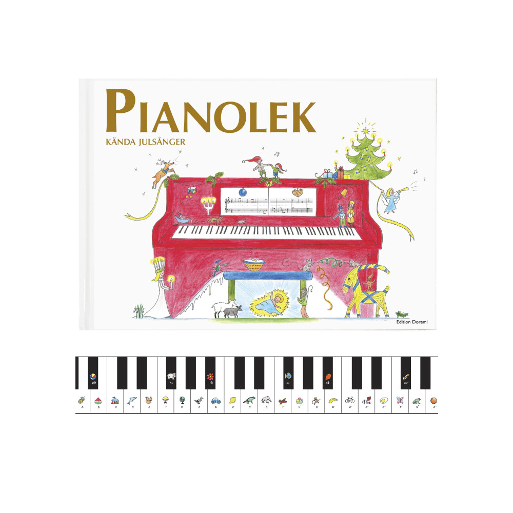 Pernille Holm Kofod Pianolek : kända julsånger (inbunden)