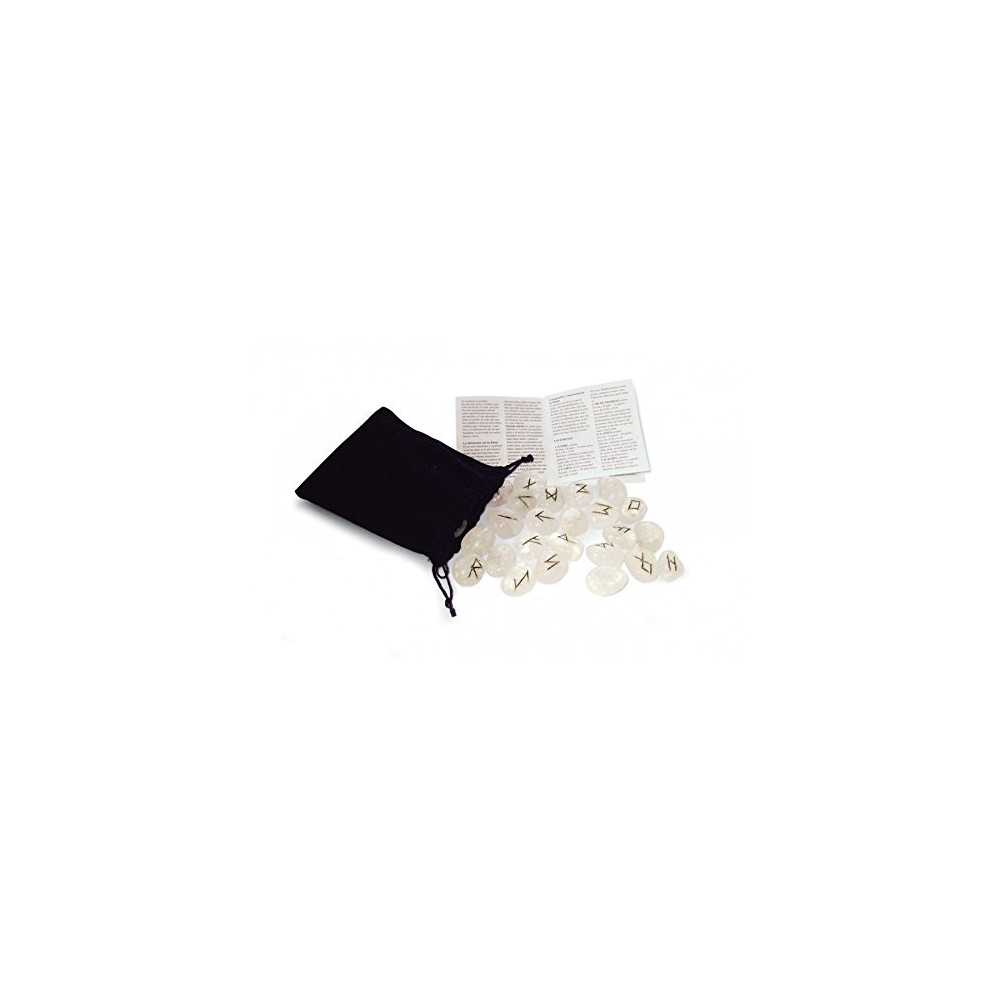 Hyaline Quartz Runes Lo Scarabeo