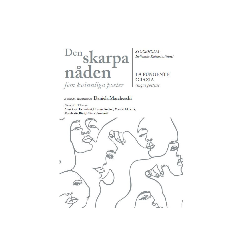 Den skarpa nåden : fem kvinnliga poeter (bok, danskt band)