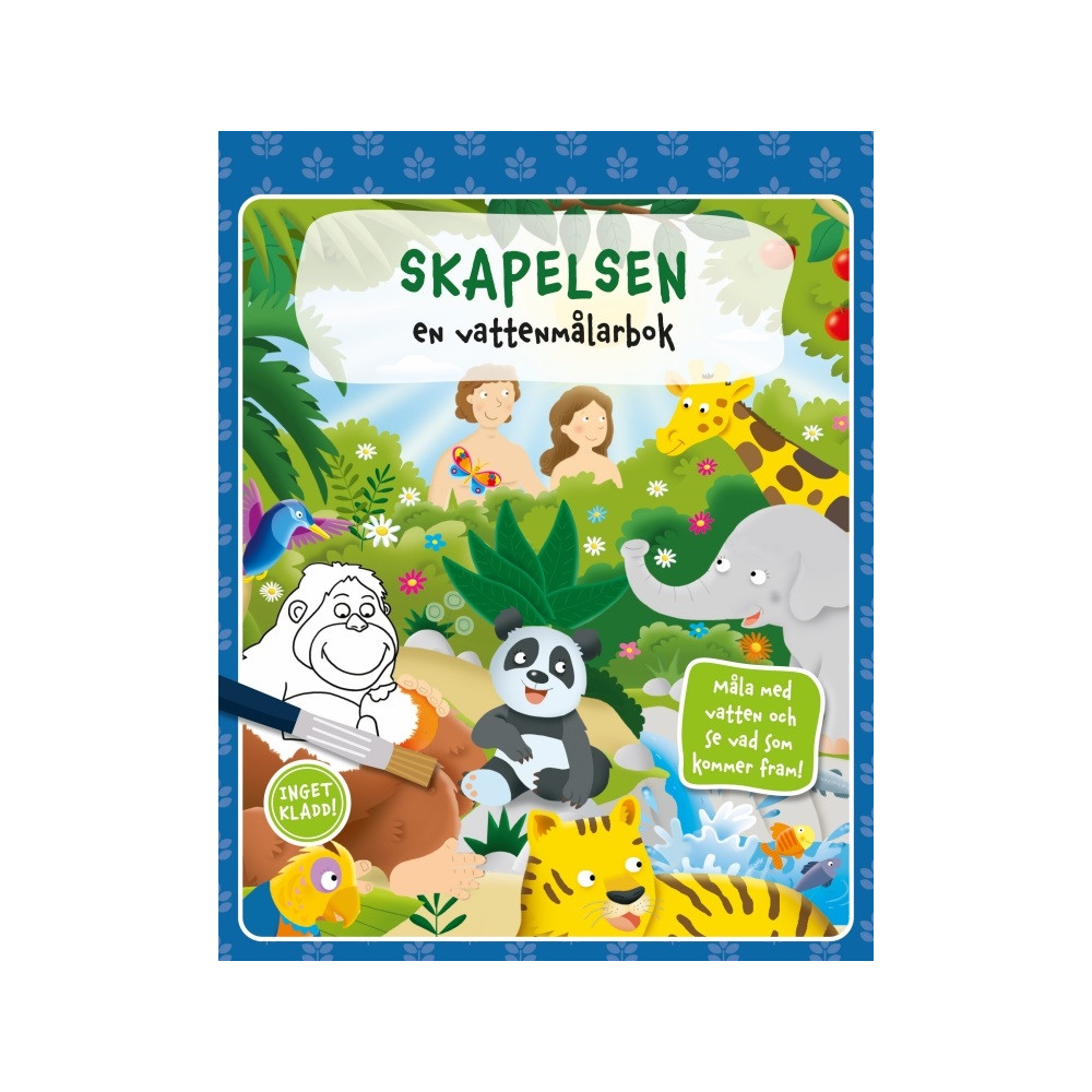 Skapelsen en vattenmålarbok (bok, spiral) Emanuela Carletti