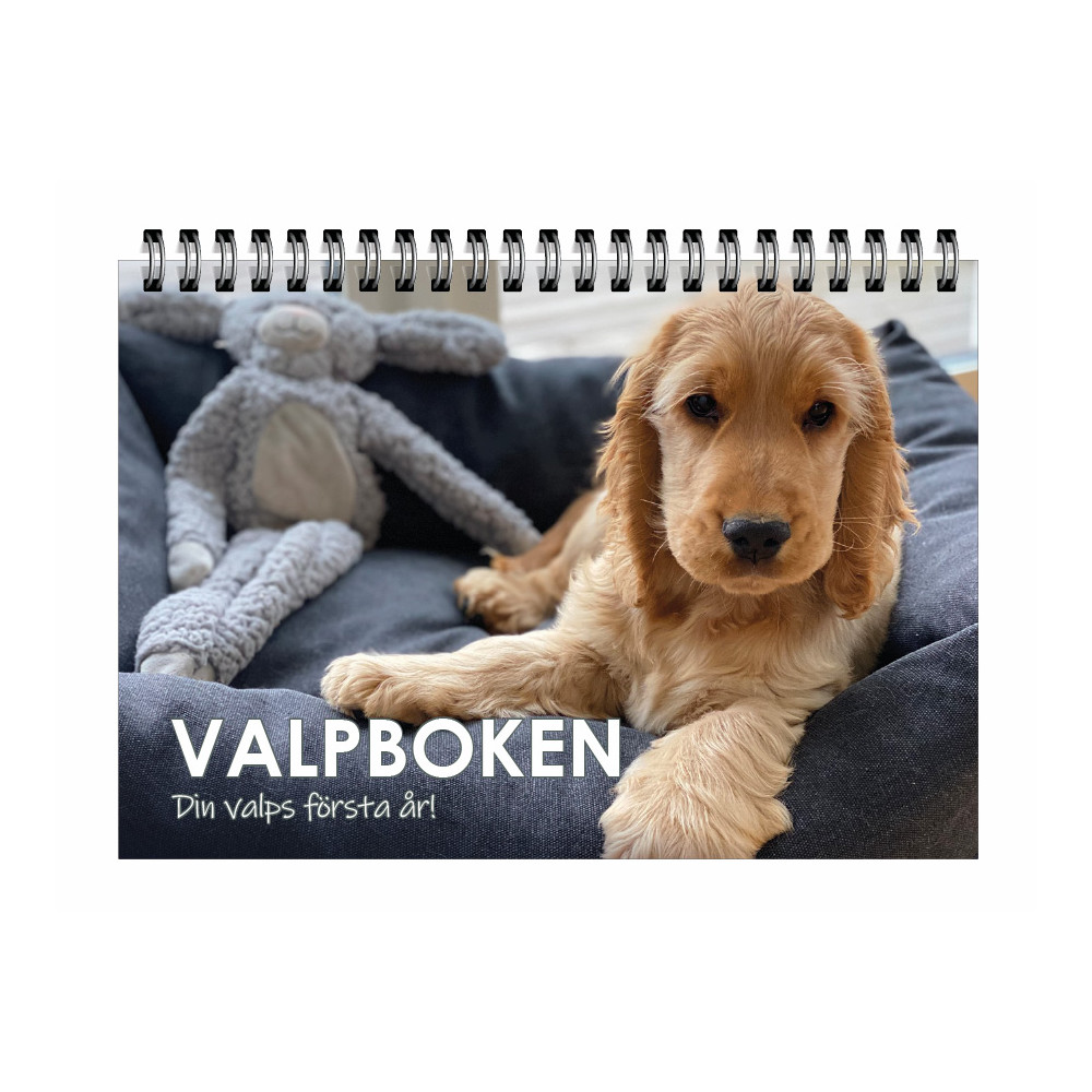 Valpboken : din hunds första år (bok, spiral) SMART planering Sverige AB