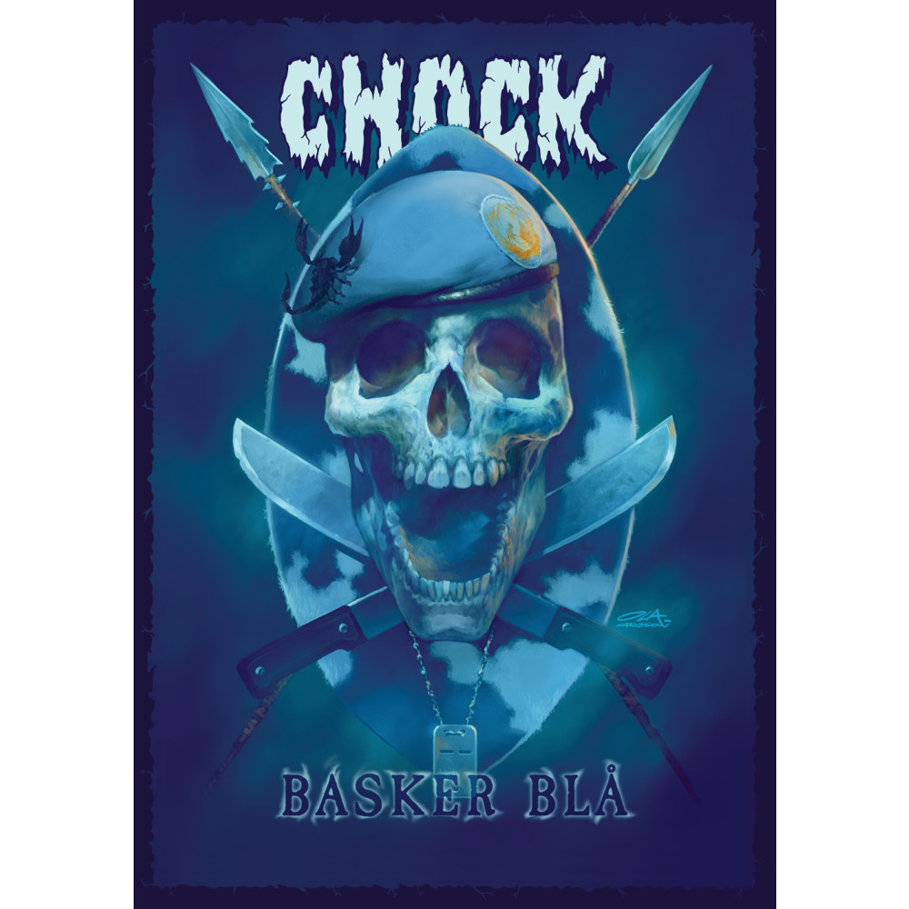 Chock. Basker blå (häftad) Anders Blixt