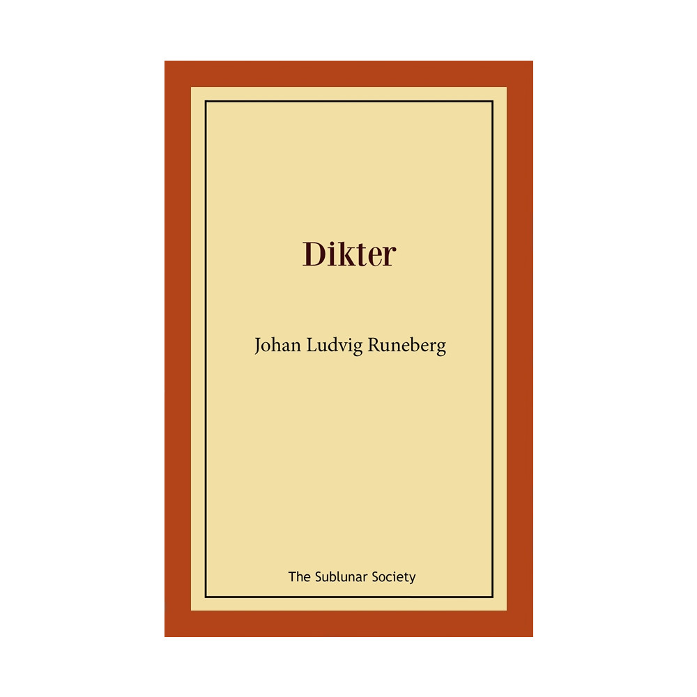 Dikter (häftad) Johan Ludvig Runeberg
