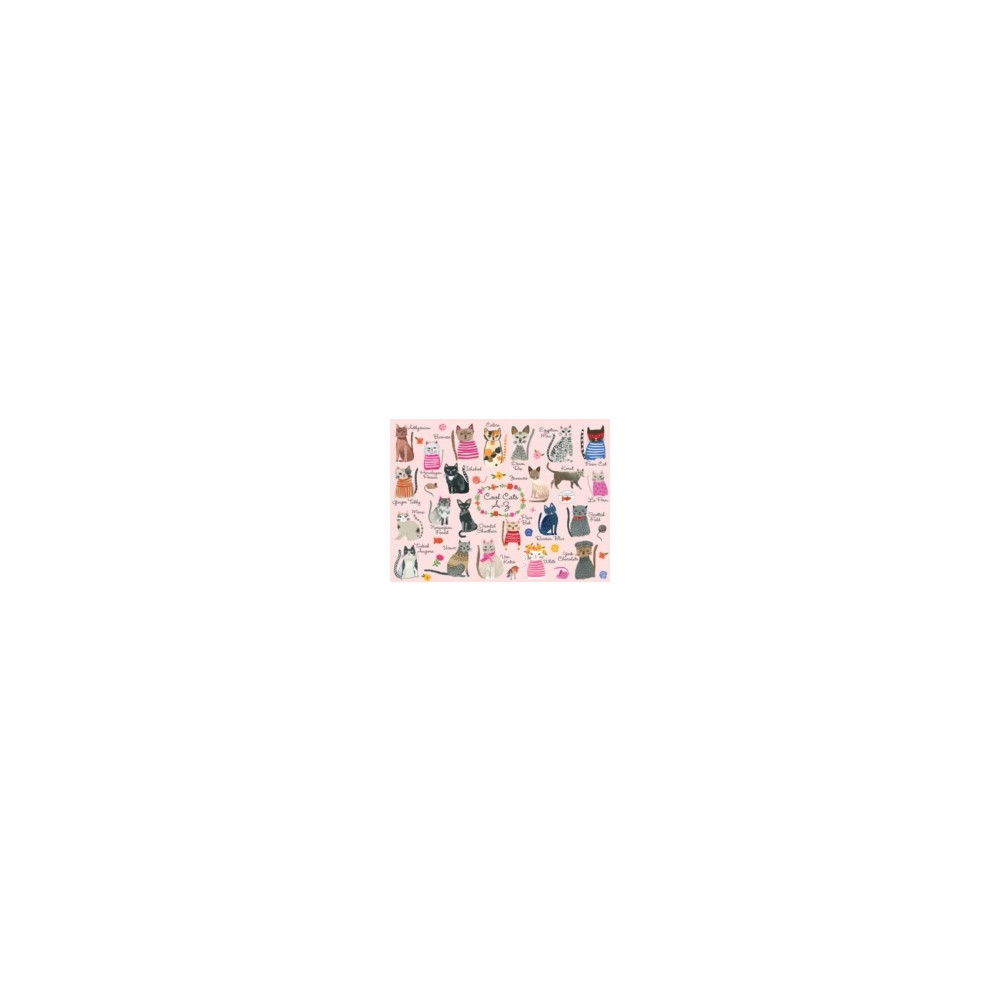 Cool Cats A-Z 1000 Piece Puzzle Galison