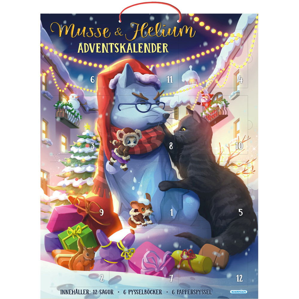 Adventskalender Musse & Helium Kärnan