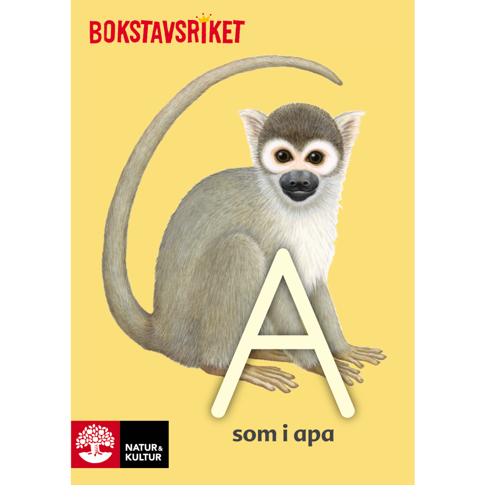 Bokstavsriket Alfabetsböcker (häftad) Lena Hultgren