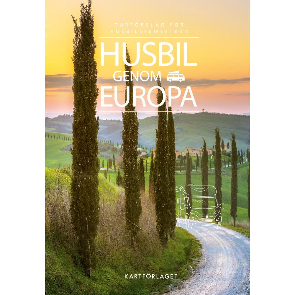 Husbil genom Europa : turförslag för husbilssemestern 2023 (bok, flexband) Kartförlaget