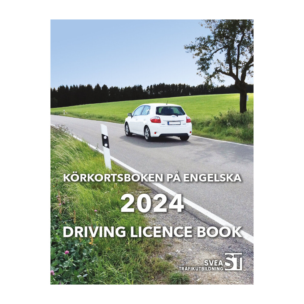Körkortsboken på Engelska 2024 / Driving licence book (häftad, english) Trafiko AB