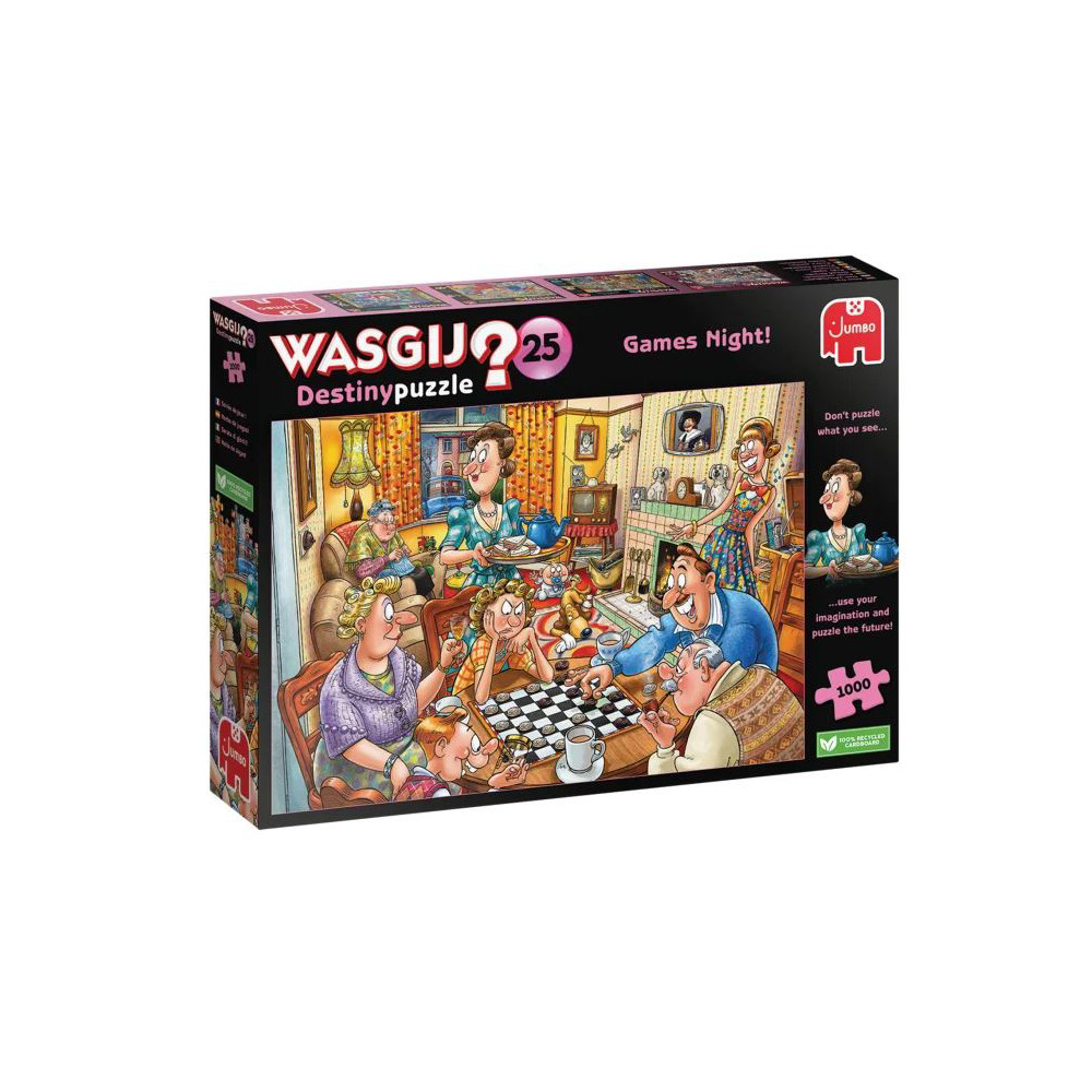 Wasgij Destiny 25 Game Night 1000bitar Jumbo